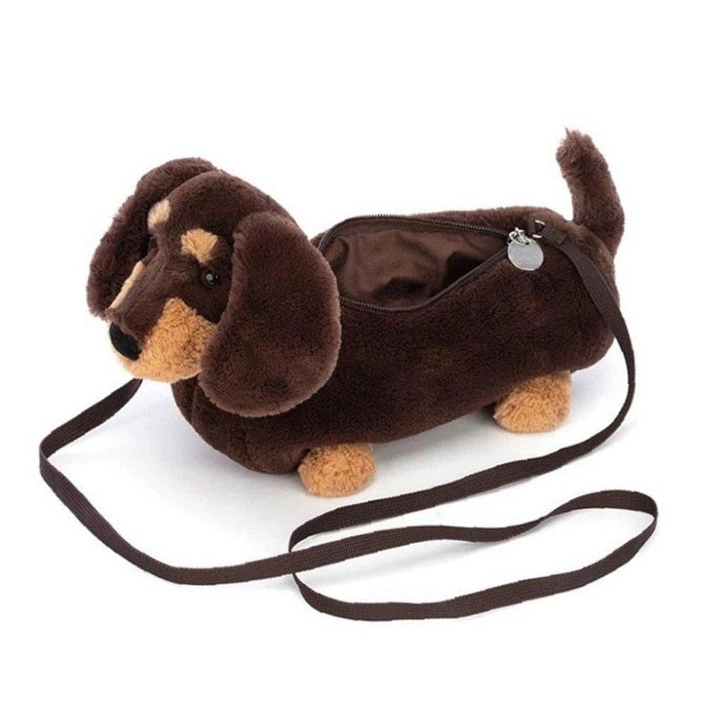 Amazon | [Toivexa] 犬 ぬいぐるみ バッグ ショルダーバッグ